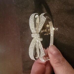 Kate Spade silver and cz bracelet